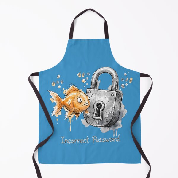 Item preview, Incorrect Password: The Goldfish Memory Cybersecurity Satire designed and sold by SoulPT.