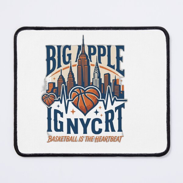Item preview, Big Apple NYC Basketball Is The Heartbeat Vintage Sport Graphic designed and sold by Fatomfatom.