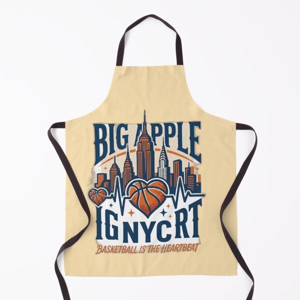 Item preview, Big Apple NYC Basketball Is The Heartbeat Vintage Sport Graphic designed and sold by Fatomfatom.