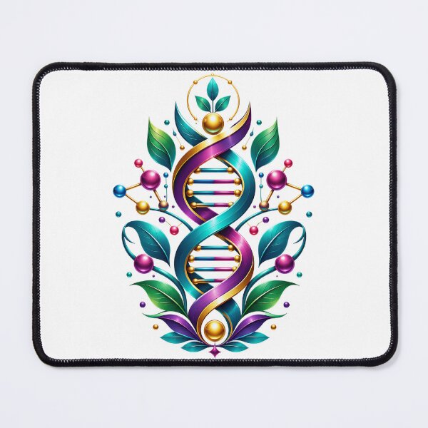 Item preview, Botanical DNA Helix designed and sold by syotos-ai.