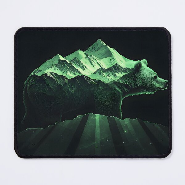 Item preview, 3d Render Of Geometric Bear Mountain Digital designed and sold by Checho30.