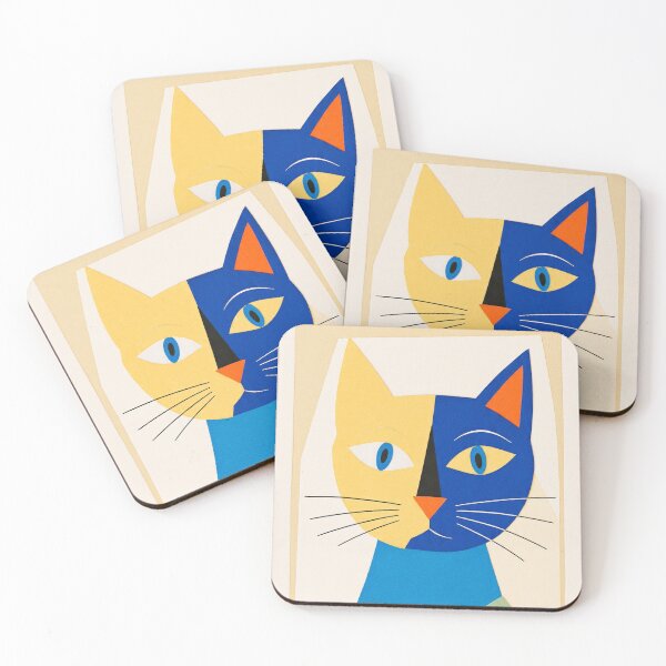 Item preview, Lemon Eyes Blue Whiskers Poster designed and sold by djovan.