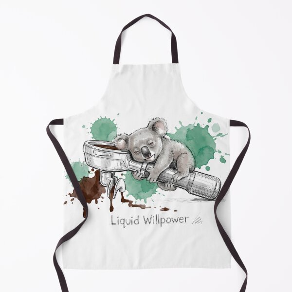 Item preview, Liquid Willpower: Sleepy Koala & Espresso Portafilter Art designed and sold by SoulPT.