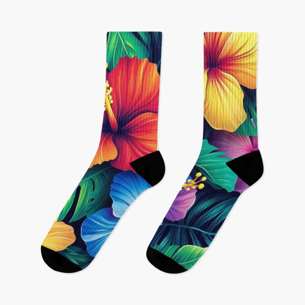 Item preview, Summer Tropical Flowers And Palm Leaves Digital Art designed and sold by DEC02.