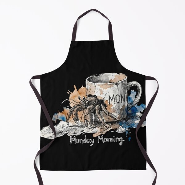Item preview, Monday Morning: The Caffeine Hermit Crab Surreal Art designed and sold by SoulPT.