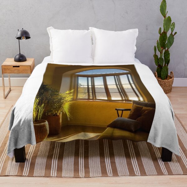 Item preview, Architecture - Mediterranean Style Arched Window, View of a Mountain Landscape at Sunset designed and sold by Reverso-Design.
