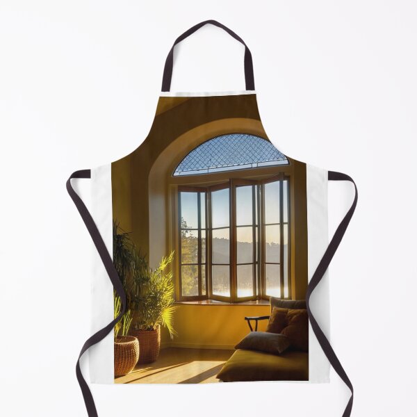 Item preview, Architecture - Mediterranean Style Arched Window, View of a Mountain Landscape at Sunset designed and sold by Reverso-Design.