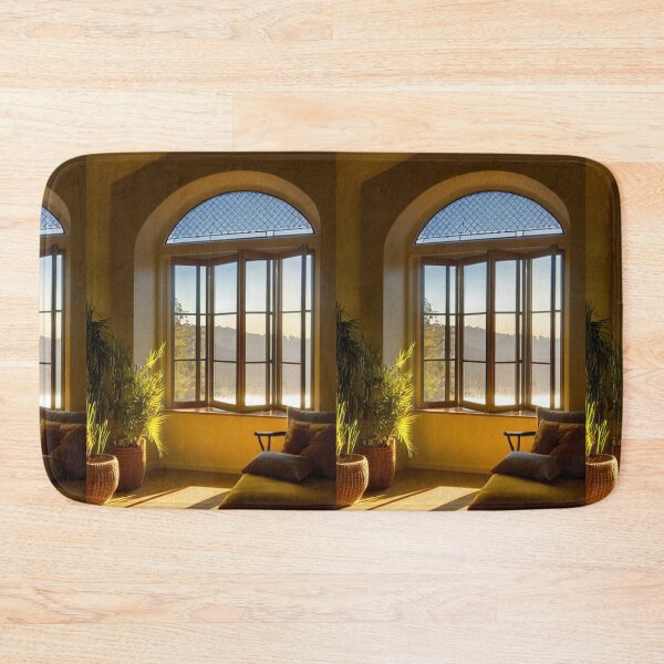 Item preview, Architecture - Mediterranean Style Arched Window, View of a Mountain Landscape at Sunset designed and sold by Reverso-Design.