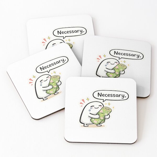 Item preview, Necessary Fabric Sticker | Sewing Humor Decal | Fabric Collector Sticker | Funny Seamstress Gift designed and sold by EverStitchStudio ★★★★★.