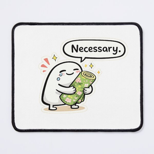 Item preview, Necessary Fabric Sticker | Sewing Humor Decal | Fabric Collector Sticker | Funny Seamstress Gift designed and sold by EverStitchStudio ★★★★★.