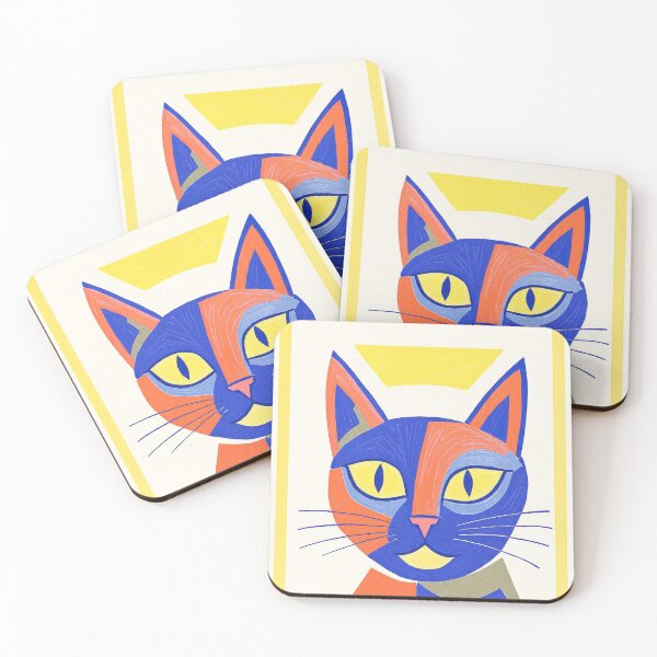Item preview, Lemon Eyes Blue Whiskers Cat designed and sold by djovan.