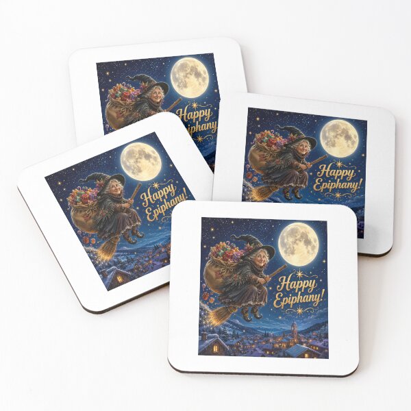Item preview, Happy Epiphany Befana Night Celebration Design designed and sold by RipantinaFantasy .