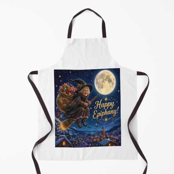 Item preview, Happy Epiphany Befana Night Celebration Design designed and sold by RipantinaFantasy .
