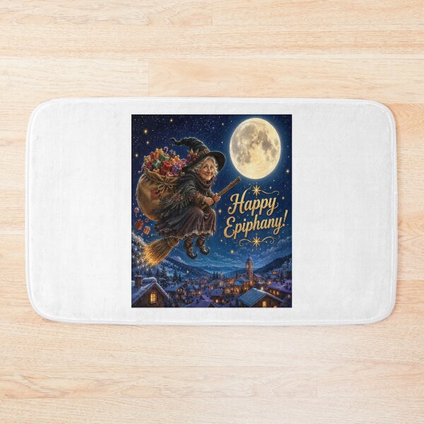 Item preview, Happy Epiphany Befana Night Celebration Design designed and sold by RipantinaFantasy .