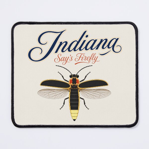 Item preview, Indiana Say’s Firefly – State Insect Art Print designed and sold by The-Drip-Studio.