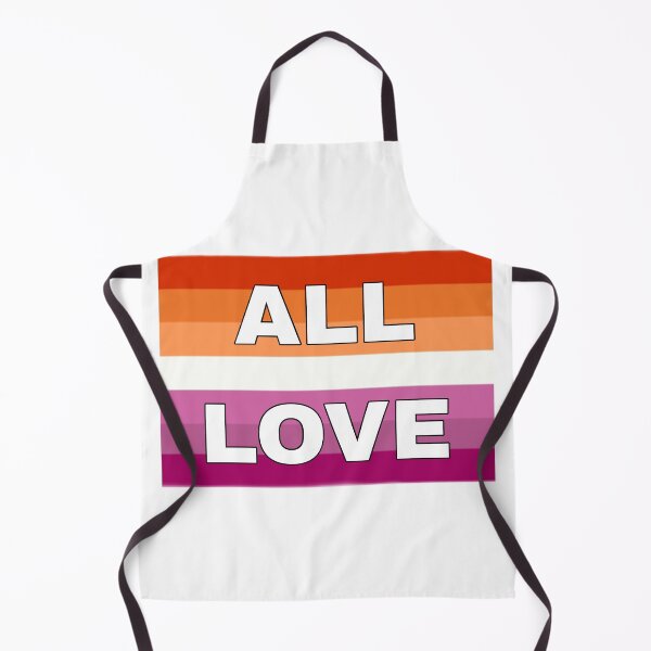 Item preview, All Love Lesbian Pride Flag designed and sold by PopBubbleShop.