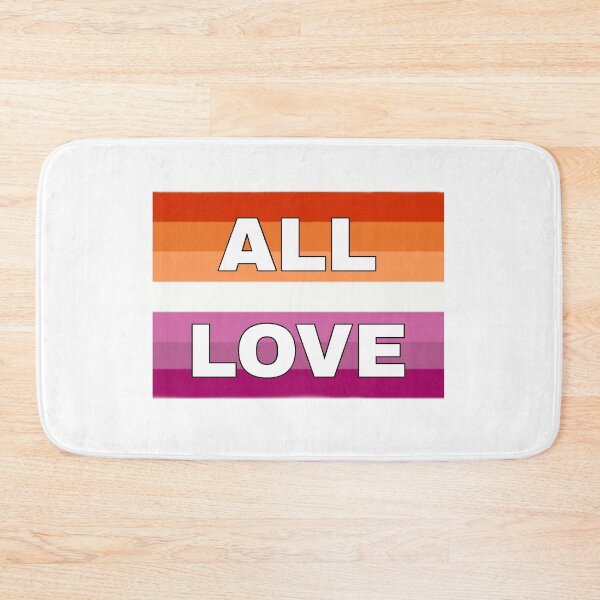 Item preview, All Love Lesbian Pride Flag designed and sold by PopBubbleShop.