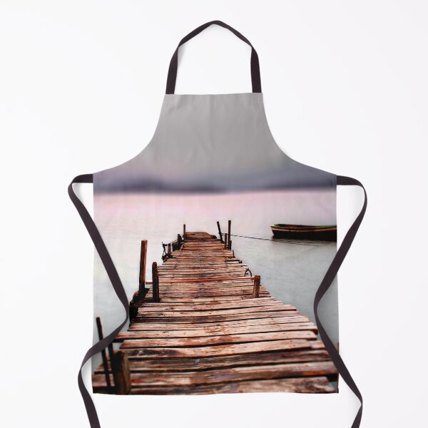 Item preview, Mysterious Mystical Boat Dock Fantasy Sunset Lake Reflections designed and sold by DEC02.