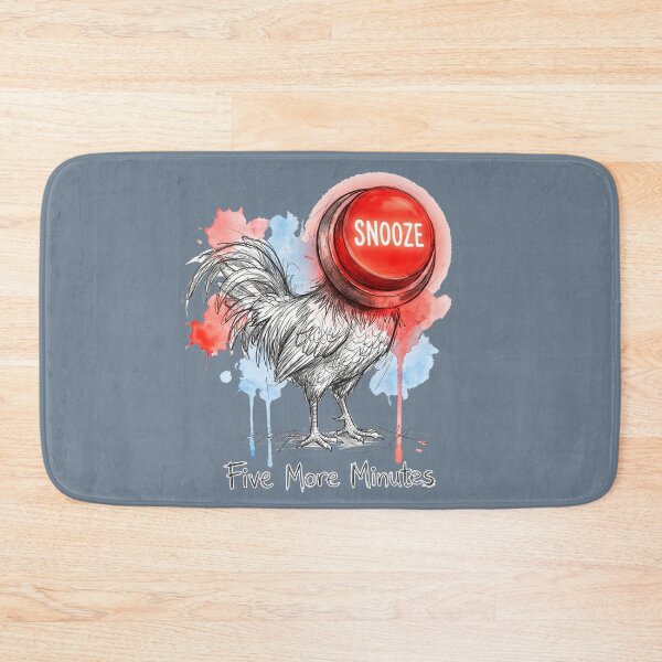 Item preview, Five More Minutes: Rooster Snooze Button Surreal Art designed and sold by SoulPT.