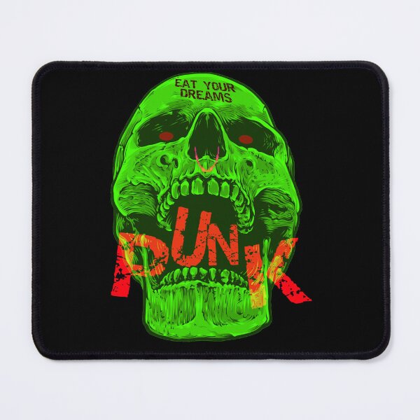 Item preview, Eat your Dreams: Green skull punk edition designed and sold by Carpediemdeluxe.