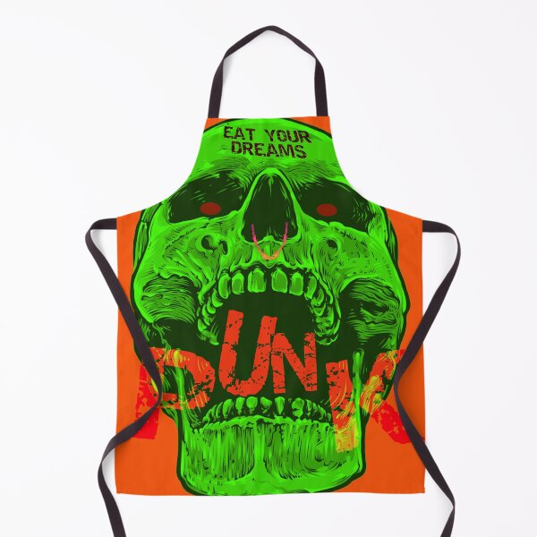 Item preview, Eat your Dreams: Green skull punk edition designed and sold by Carpediemdeluxe.
