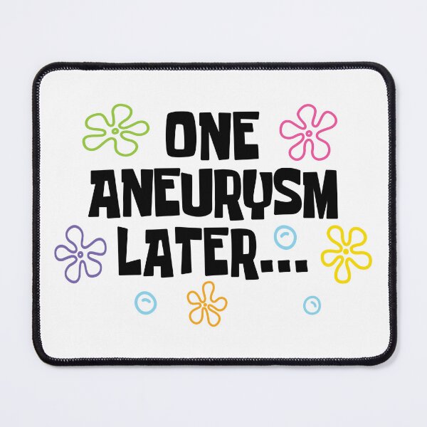Item preview, One Aneurysm Later T-Shirts Tees Hoodies Pins Stickers Magnets Mugs Funny Brain Aneurysm Survivor Humorous Gifts designed and sold by ChronicillnessT.