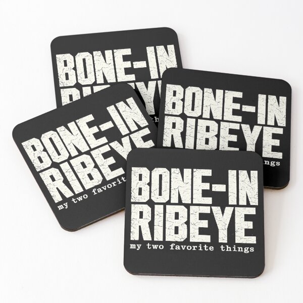 Item preview, Bone in Ribeye My Two Favorite Things Funny Steak Graphic designed and sold by InkStormPro.
