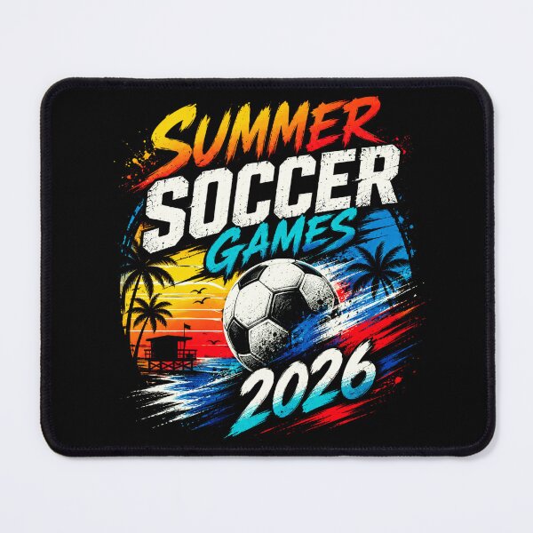 Item preview, Retro Summer Soccer Games 2026 designed and sold by legendaryskins.