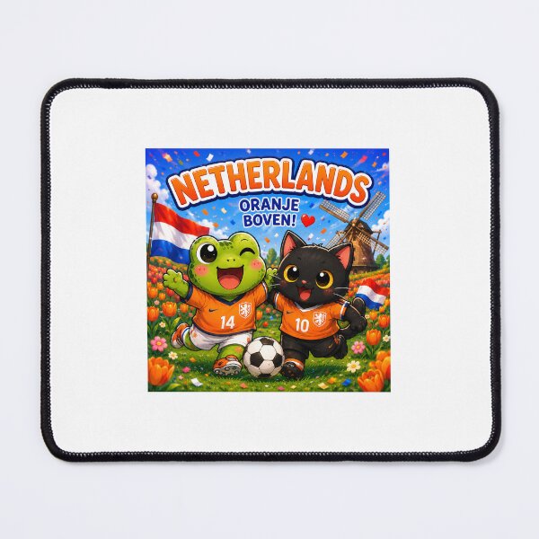 Item preview, Cute Netherlands Football Team designed and sold by Happy Ghost Studio.