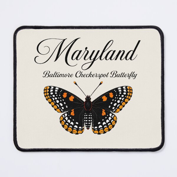 Item preview, Maryland Baltimore Checkerspot Butterfly – State Butterfly Art Print designed and sold by The-Drip-Studio.