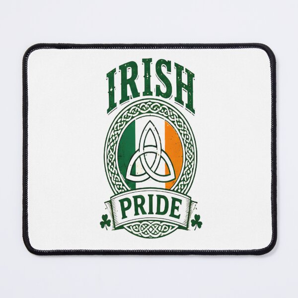 Item preview, Irish Pride Retro Celtic Triquetra Knot Ireland Flag designed and sold by PACS0011.
