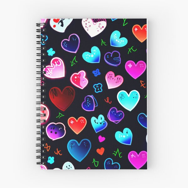 Item preview, Cute Neon Hearts Pattern – Colorful Kawaii Love Hearts Aesthetic Design designed and sold by IMuDesigner.