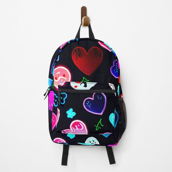 Item preview, Cute Neon Hearts Pattern – Colorful Kawaii Love Hearts Aesthetic Design designed and sold by IMuDesigner.