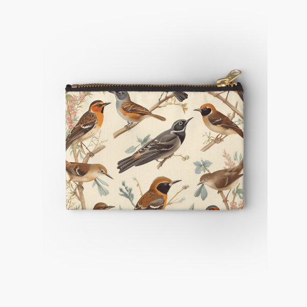 Item preview, Woodland Songbirds Vintage Natural History Illustration Art designed and sold by Evergreen Horizon Works.
