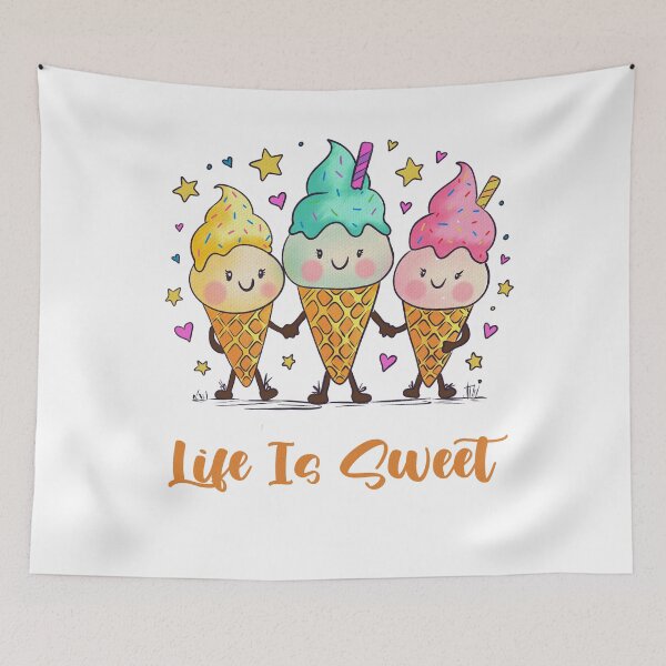 Item preview, Ice Cream Besties designed and sold by SimoesArtistry.