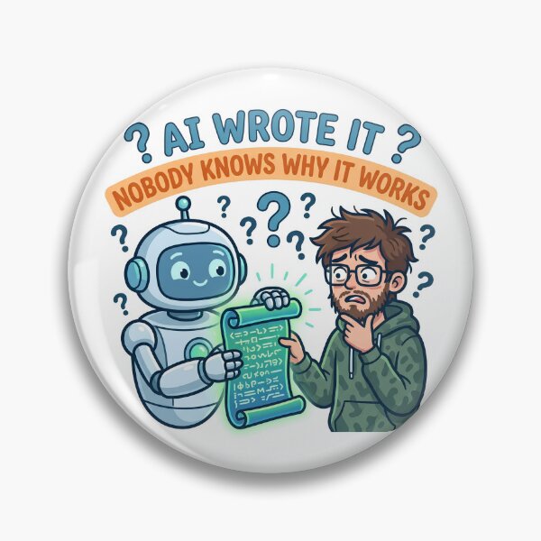 Item preview, AI Wrote It, Nobody Knows Why It designed and sold by mancikart.