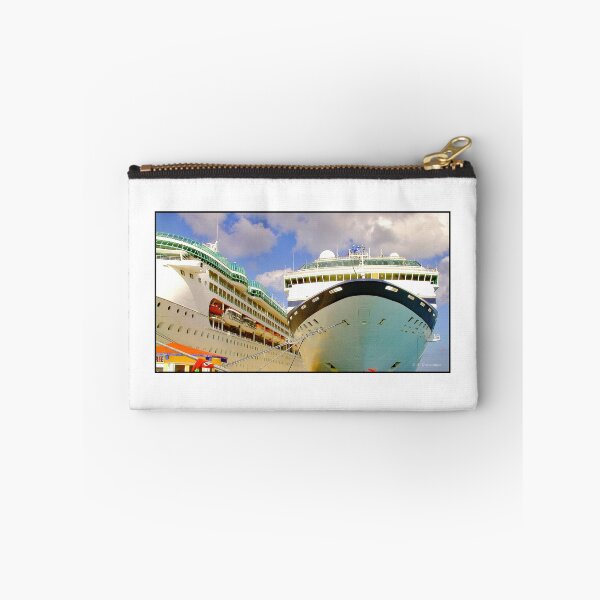 Item preview, St. Johns, Antigua, April 23, 2005, Large Cruise Ships at Concrete Dock designed and sold by AMacGPhilly.