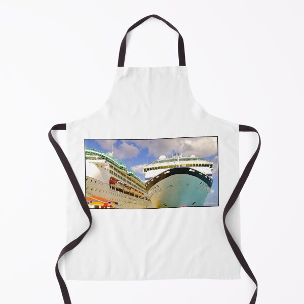 Item preview, St. Johns, Antigua, April 23, 2005, Large Cruise Ships at Concrete Dock designed and sold by AMacGPhilly.