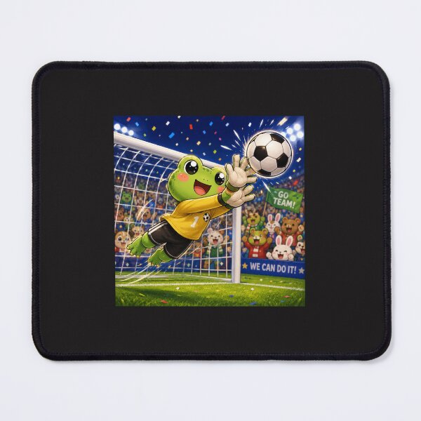 Item preview, Funny Frog Goalkeeper designed and sold by Happy Ghost Studio.