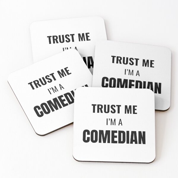 Item preview, Trust Me I'm a Comedian (Black) designed and sold by ShipCrewNation.