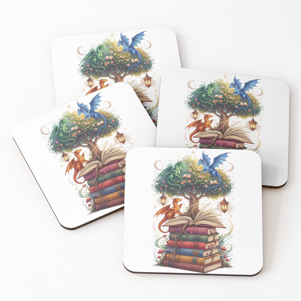 Item preview, Coasters (Set of 4) designed and sold by ArcticFoxStudio.