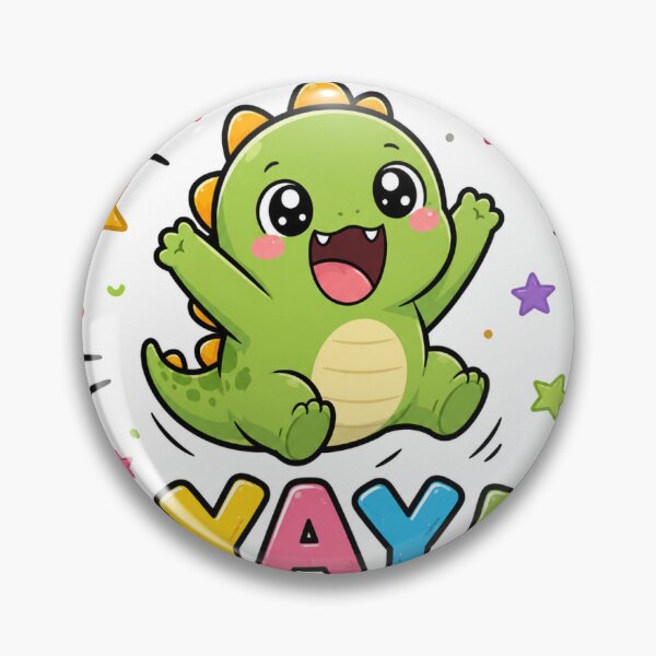 Item preview, Yay Dino Happy Jump  designed and sold by Happy Ghost Studio.