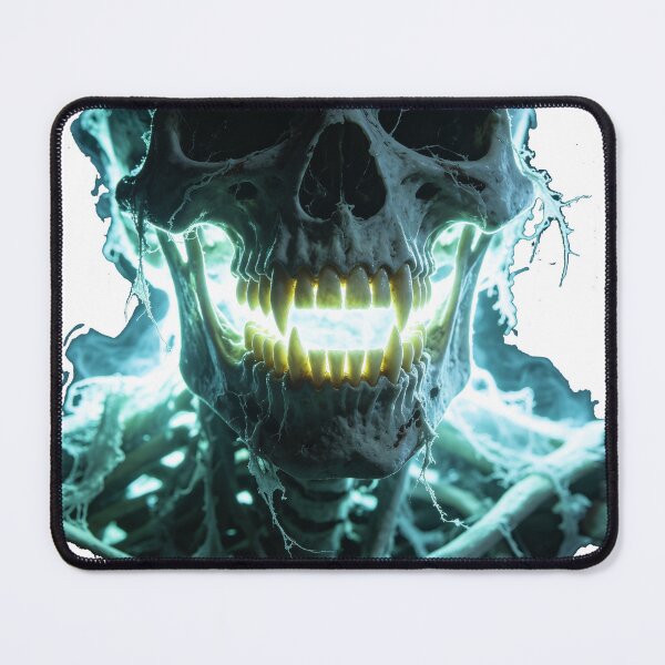 Item preview, Glowing Cyan Ghost Skull designed and sold by wojtas90.