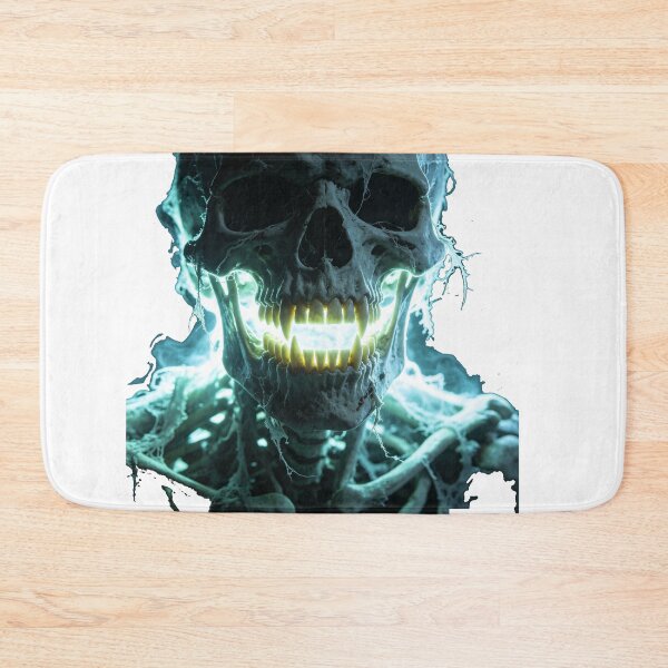 Item preview, Glowing Cyan Ghost Skull designed and sold by wojtas90.