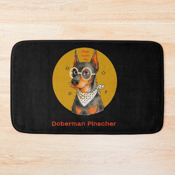 Item preview, Doberman Pinscher Cute Dog T-Shirt | Always By Your Side | Funny Loyal Dog Lover Gift | Stylish Doberman Illustration designed and sold by SimoesArtistry.