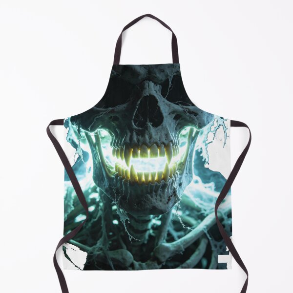 Item preview, Glowing Cyan Ghost Skull designed and sold by wojtas90.