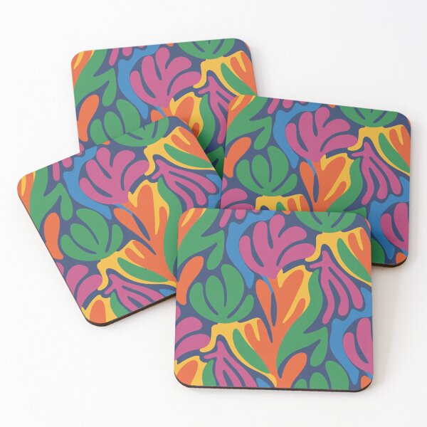 Item preview, Bold Fauvism Inspired Pattern | Vibrant Green Orange Abstract Seamless Repeat designed and sold by Midnight Veil Designs.