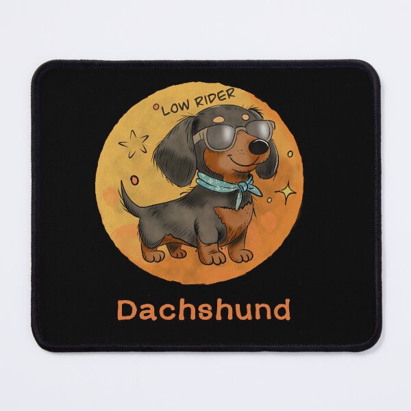 Item preview, Funny Dachshund “Low Rider” – Cute Sausage Dog Lover Gift Long Dog Humor Design designed and sold by SimoesArtistry.