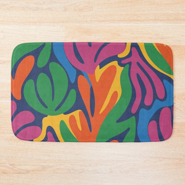 Item preview, Bold Fauvism Inspired Pattern | Vibrant Green Orange Abstract Seamless Repeat designed and sold by Midnight Veil Designs.