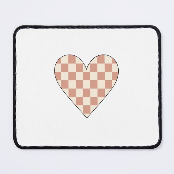 Item preview, Pastel Checkered Heart Sticker | Minimal Aesthetic Heart | Soft Cottagecore Decor designed and sold by PopStickerLab22.